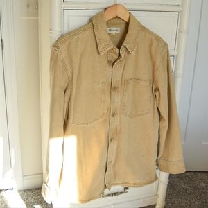 Madewell denim oversized shirt jacket